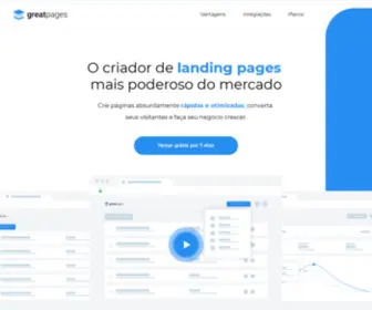 Greatpages.com.br(Sua landing page em alta performance) Screenshot