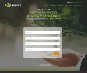 Greatpercentfinance.com(Small Business Funding Solutions) Screenshot