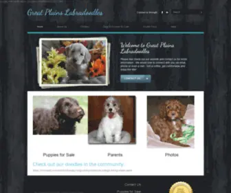 Greatplainslabradoodles.ca(Great Plains Labradoodles) Screenshot