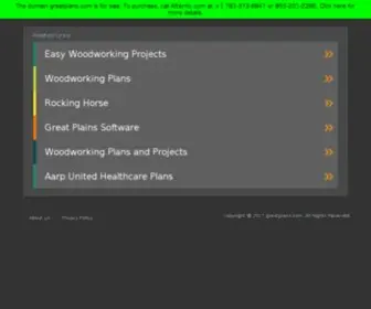 Greatplans.com(Woodworking plans) Screenshot