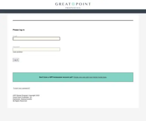 Greatpointpropertiesrentals.com(Great Point Properties) Screenshot