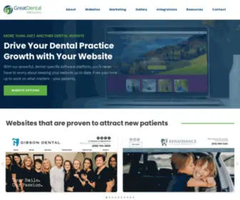 Greatprofessionalwebsites.com(Great Dental Websites) Screenshot