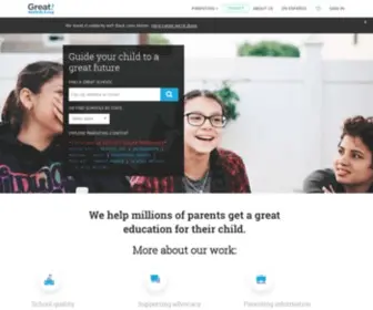 Greatschools.com(School Ratings & Reviews for Public & Private Schools) Screenshot