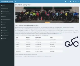 Greatscottcycling.com(GSC Great Scott Cycling Club) Screenshot