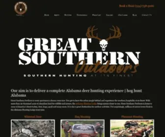 Greatsouthernoutdoors.com(Alabama And Great Southern Outdoors) Screenshot