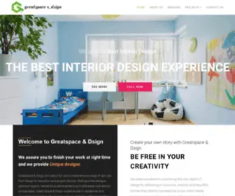 Greatspaceanddsign.com(Greatspace & Dsign) Screenshot