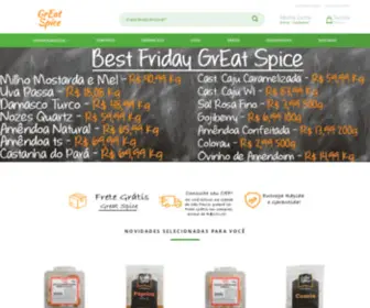 Greatspice.com.br(Site em constru) Screenshot