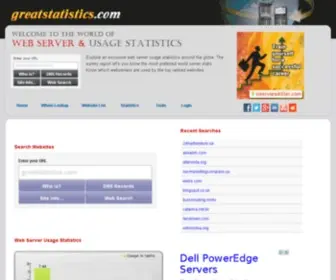 Greatstatistics.com(Web Server Usage Statistics) Screenshot