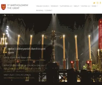 Greatstbarts.com(Saint Bartholomew the Great) Screenshot