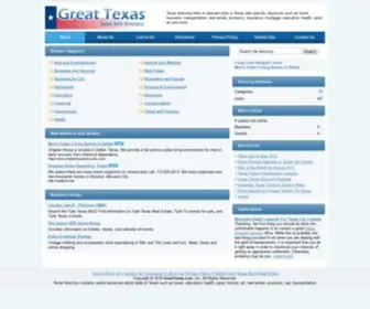 Greattexas.com(Texas Web Directory) Screenshot