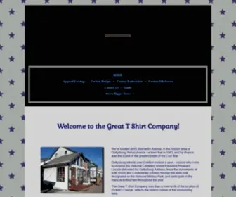 Greattshirtco.com(Great T Shirt Company) Screenshot