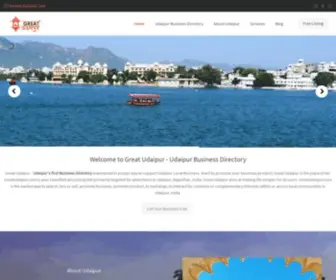 Greatudaipur.com(Great Udaipur) Screenshot