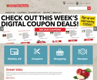 Greatvalu.com(Grocery Store) Screenshot