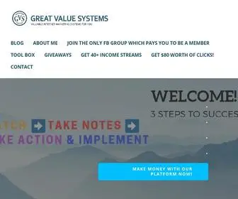 Greatvaluesystems.com(Greatvaluesystems) Screenshot