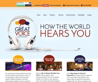 Greatvoiceco.com(Greatvoiceco) Screenshot