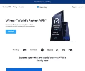 GreatVPNshield.com(Hotspot Shield) Screenshot