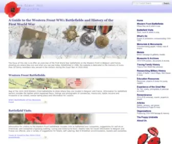 Greatwar.co.uk(A guide to the Western Front WW1 battlefields of) Screenshot