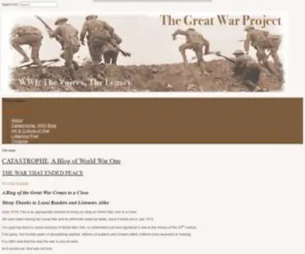 Greatwarproject.org(Greatwarproject) Screenshot