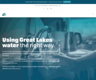 Greatwateralliance.com(Great Water Alliance) Screenshot