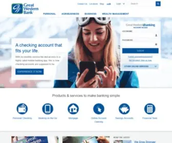 Greatwesternbank.com(Our mission) Screenshot