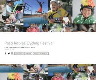 Greatwesternbicyclerally.com(The Paso Robles Cycling Festival) Screenshot