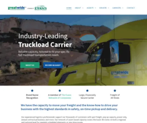 Greatwide.com(Greatwide Truckload Management (GWTM)) Screenshot