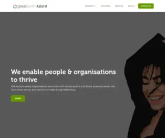 Greatwithtalent.com(We enable people & organisations to thrive) Screenshot