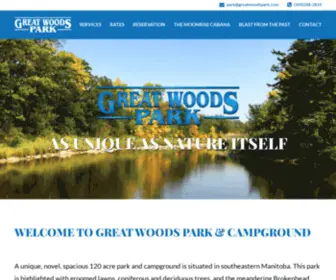 Greatwoodspark.com(Great Woods Park & Campground) Screenshot