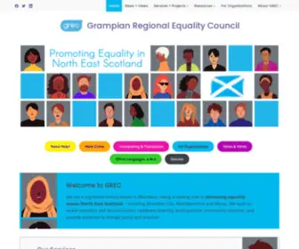 Grec.co.uk(Grampian Regional Equality Council) Screenshot