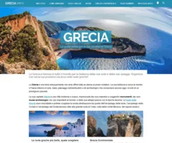 Grecia.info(La guida online per le tue vacanze in Grecia) Screenshot