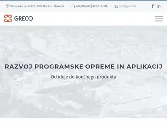 Greco.si(Celostni razvoj programske opreme in aplikacij) Screenshot