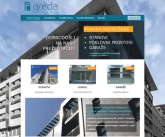 Greda-GP.com(Greda nekretnine) Screenshot