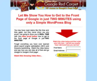 Gredcarpet.com(How to Get into Google News) Screenshot
