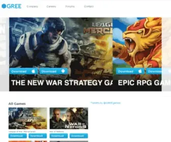 Gree-Corp.com(GREE International) Screenshot