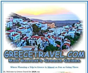 Greecetravel.com(Matt Barrett's Guides to Greece and the Greek Islands) Screenshot