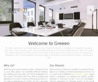 Greeen.sg(Commercial Interior Design & Office Renovation Company Singapore) Screenshot