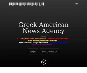 Greekamericannewsagency.com(GREEK AMERICAN NEWS AGENCYPERIOD C) Screenshot