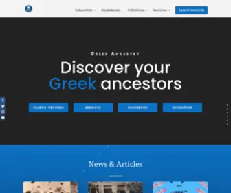 Greekancestry.net(Greek Ancestry) Screenshot