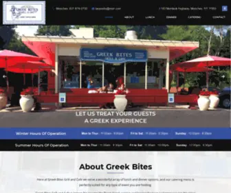 Greekbitesgrillandcafe.com(Greekbites Home) Screenshot