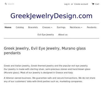 Greekjewelrydesign.com(Greek jewelry) Screenshot