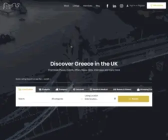 Greeklist.co.uk(Greek businesses in the UK) Screenshot