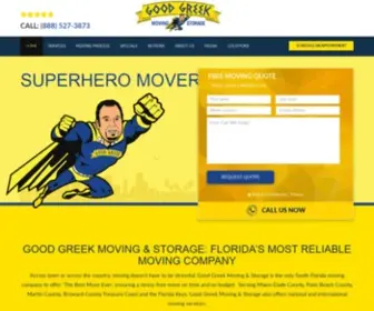 Greekmoving.com(Moving Company) Screenshot