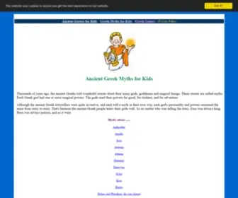 Greekmyths4Kids.com(Wonderful Ancient Greek Myths That Are Hardly Ever Told) Screenshot
