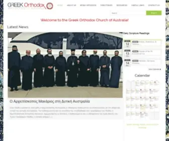 Greekorthodox.org.au(The resource for the Greek Orthodox in Australia) Screenshot