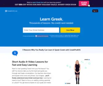 Greekpod101.com(Learn Greek Online) Screenshot