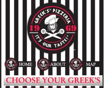 Greekspizzeria.com(Greek's Pizza GREEKS Pizza) Screenshot