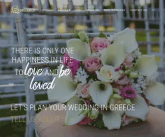 Greekwed.com(Organize your Wedding in Greece. Pick your place and make your dream come true. "There) Screenshot