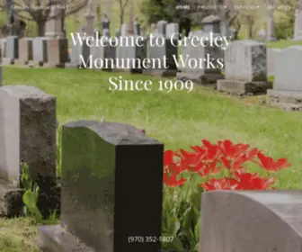 Greeleymonumentworks.com(Greeley Monument Works) Screenshot