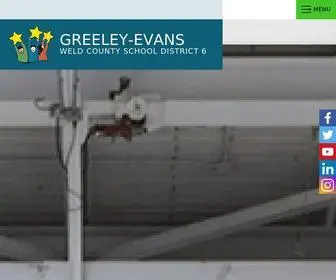 Greeleyschools.org(Greeley-Evans School District 6) Screenshot