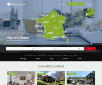 Green-Acres.com(Property France) Screenshot